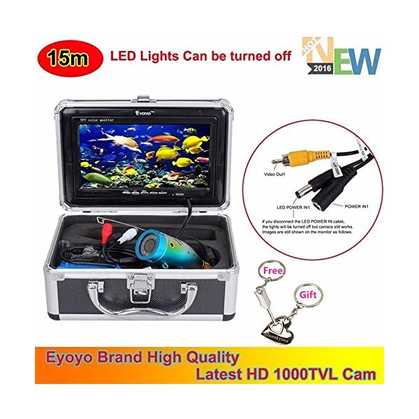 7-Color-LCD-600tvl-Waterproof-15m-Cable-4000mah-Rechargeable-Battery-Fish-Finder-Underwater-Fishing-Video-Camera-with-Carry-Case