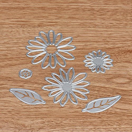 VESNIBA New Metal Cutting Dies Stencil DIY Scrapbooking Embossing Album Paper Card Craft (H)
