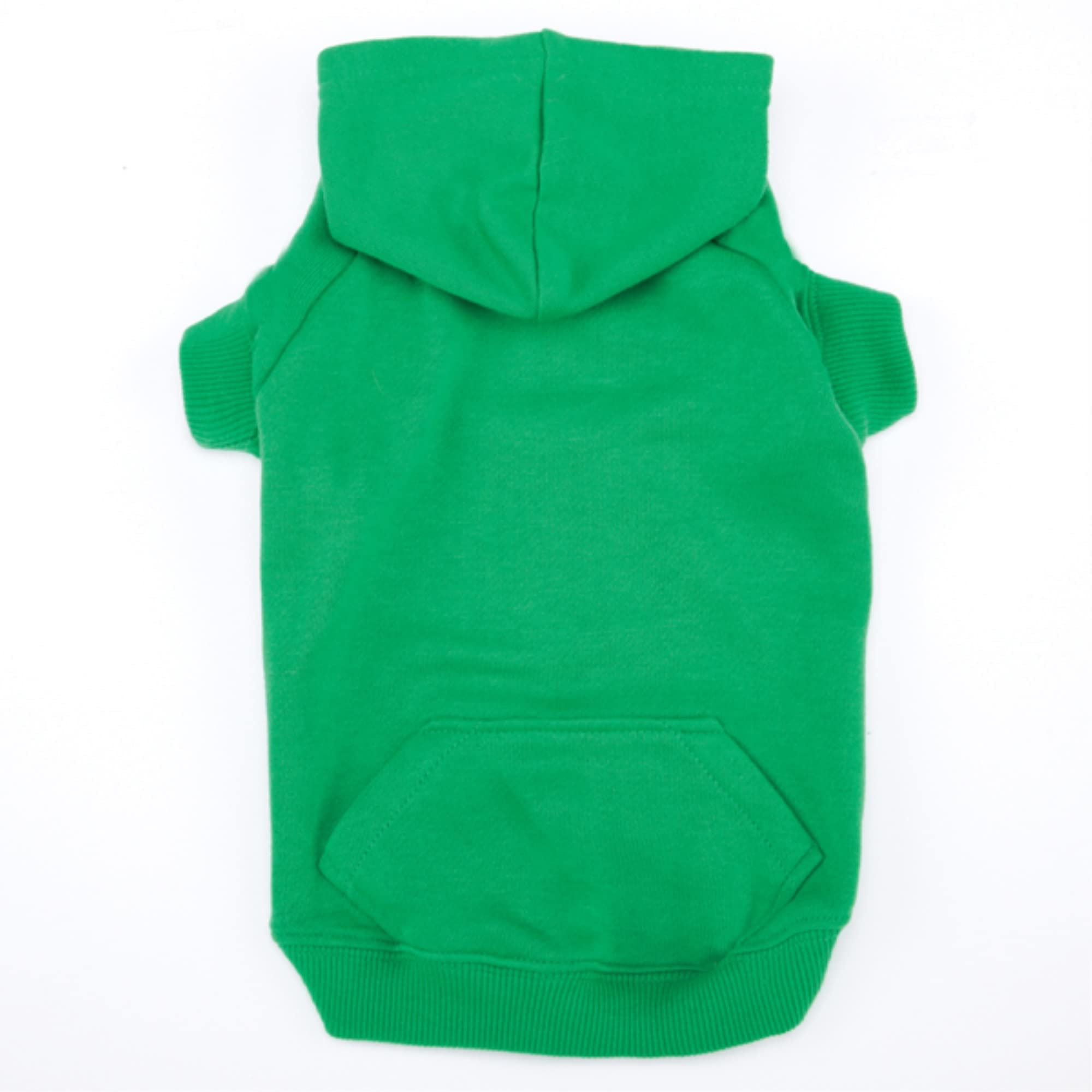 Casual Canine Basic Hoodie for Dogs, 8" XS, Green