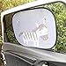 Car Window Shade - (2 Pack)- 18”x14” Sunshade for Car Windows - Sun, Glare and UV Rays Protection for Your Baby - Side Window Car Sun Shades by Intipal