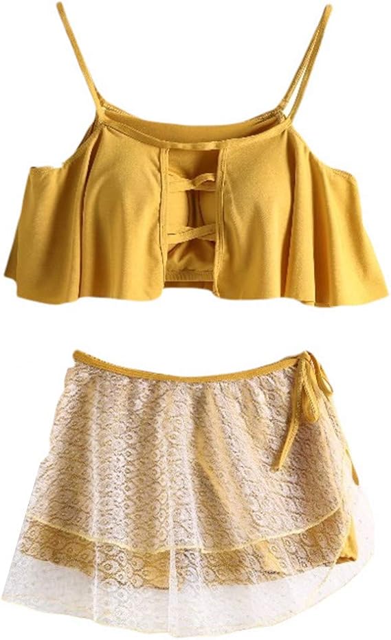 Amazon Jinpin レディース 水着 ビキニ ショートパンツ タンキニ セパレーツ 2点セット 上下セット 女性水着 オールインワン スカート 水泳着 Aライン フレア レース フリル オシャレ 体型カバー プリーツ 水泳 温泉 ビーチ 海水浴 ワンピース 通販