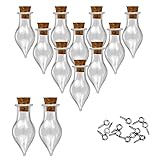 MIGK 24pcs Small Mini Glass Jars Bottles with Cork