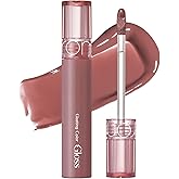 rom&amp;nd Glasting Color Gloss | Plumping Lip Oil | Dim Mauve | 0.14oz | Lip Gloss | Glassy High Shine Finish | Plumping, Hydrating Tinted Lip Oil, Non Sticky Long Wear | Dim Mauve