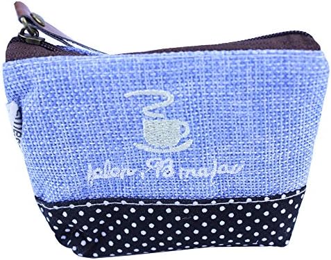 Vintage Roll Leather Makeup Cosmetic Brush Pen Pencil Case Organizer Pouch Bag (Blue) by Iebeauty
