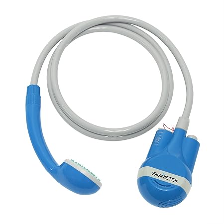 Signstek tragbar batteriebetrieben mobiler Duschkopf Outdoordusche Reisedusche *blau*