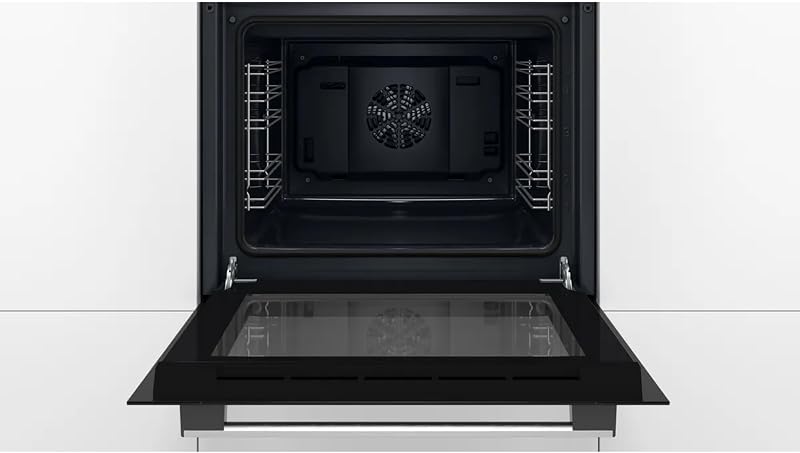 HND611LS62 - Juego de cocina empotrable (60 x 60 cm, aire caliente 3D, hidrólisis, pantalla LED y placa eléctrica NKN645GA2E, zona de asado, calor residual, marco de acero inoxidable)