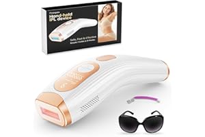 Finequin Laser Hair Removal, IPL Laser Hair Removal for Women and Men Permanent, Hair Removal Device with 3.0 IPL Red Light Wave, Home Laser Hair Removal Device for Facial Legs Armpits Bikini Body Use