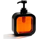 UZDOTB Hand Soap Dispenser with Pump, 10oz 300ml Plastic Soap Dispenser for Bathroom Kitchen, Refillable Shampoo Lotion Dish Soap Dispenser Shower Hand Washing Liquid Bottles