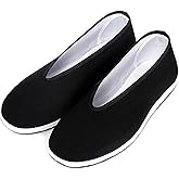 YunPeng Chinese Traditional Old Beijing Shoes Unisex Martial Art Kung Fu Tai Chi Rubber Sole Shoes