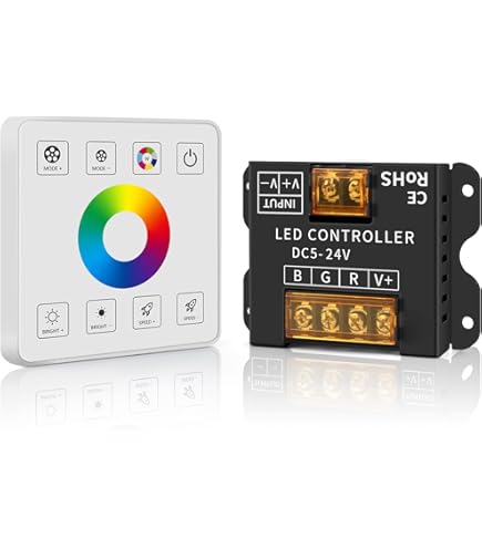 Tholdsy Tira De Luces LED Control Remoto Táctil Inalámbrico Brillo