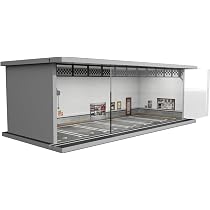 Tatuo Model Car Display Case 1/64 Scale Model Car Display Case Cabinet Rack 26.5 X 18.75 X 3.25 Large Diecast Wall Mounted With Acrylic Door For Toy Collection Decor (Black