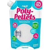Fairfield Poly-Fil Poly-Pellets, Premium Polyester Weighted Stuffing Beads, Stuffing for Stuffed Animals, Toys, Bean Bags, Weighted Blankets, and More, 24-Ounce Bag