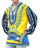 RaanPahMuang Brand Thin Bright Dashiki Windbreaker Hoody Long Sleeve