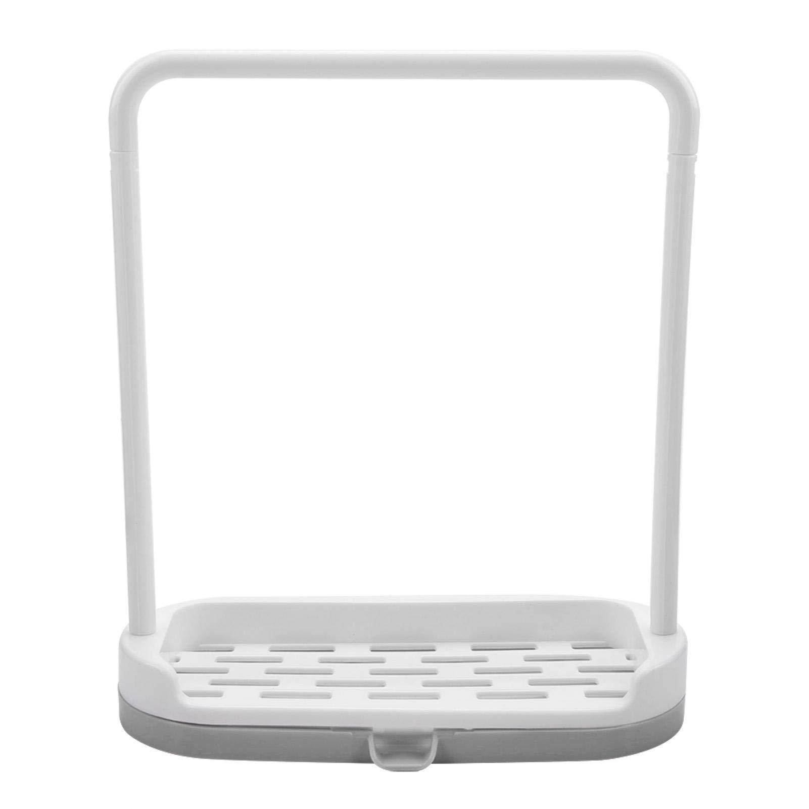 Detachable Towel Storage Rack, Dishcloth Sponge Drying Rack Kitchen Plastic Quick Drying Water Absorbing Rod Rag Stand, Kitchen Storage Organizer(6.69 * 2.75 * 7.79in-grey)