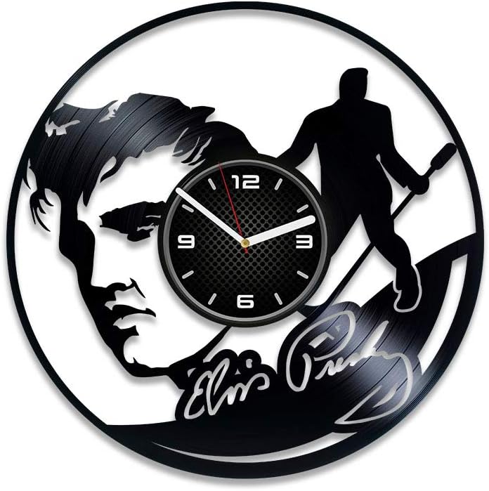 Kovides Elvis Presley Vinyl Clock Elvis Presley Wall Clock