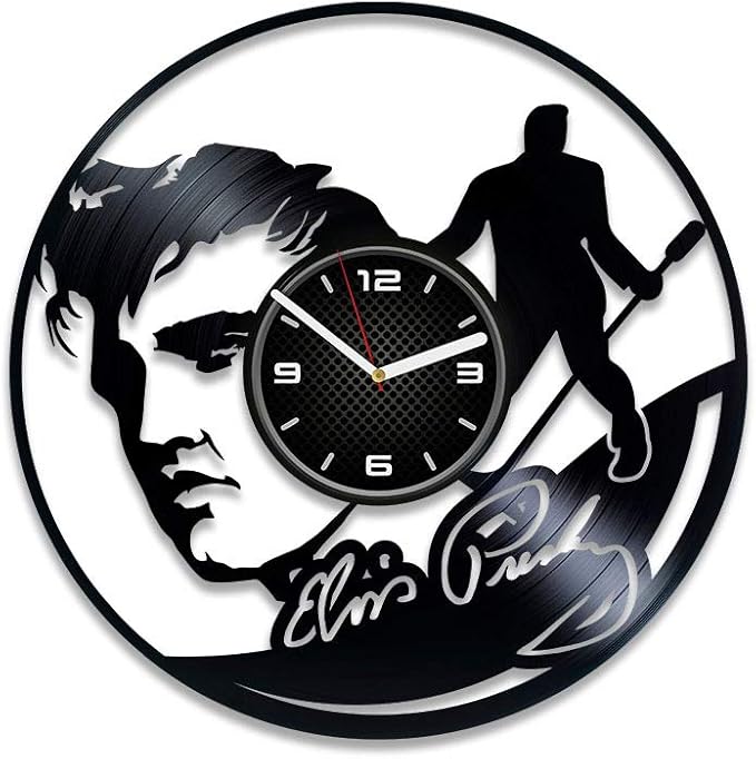 Kovides Elvis Presley Vinyl Clock Elvis Presley Wall Clock