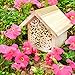 Gardirect Natural Wooden Bee Hotel Insect House