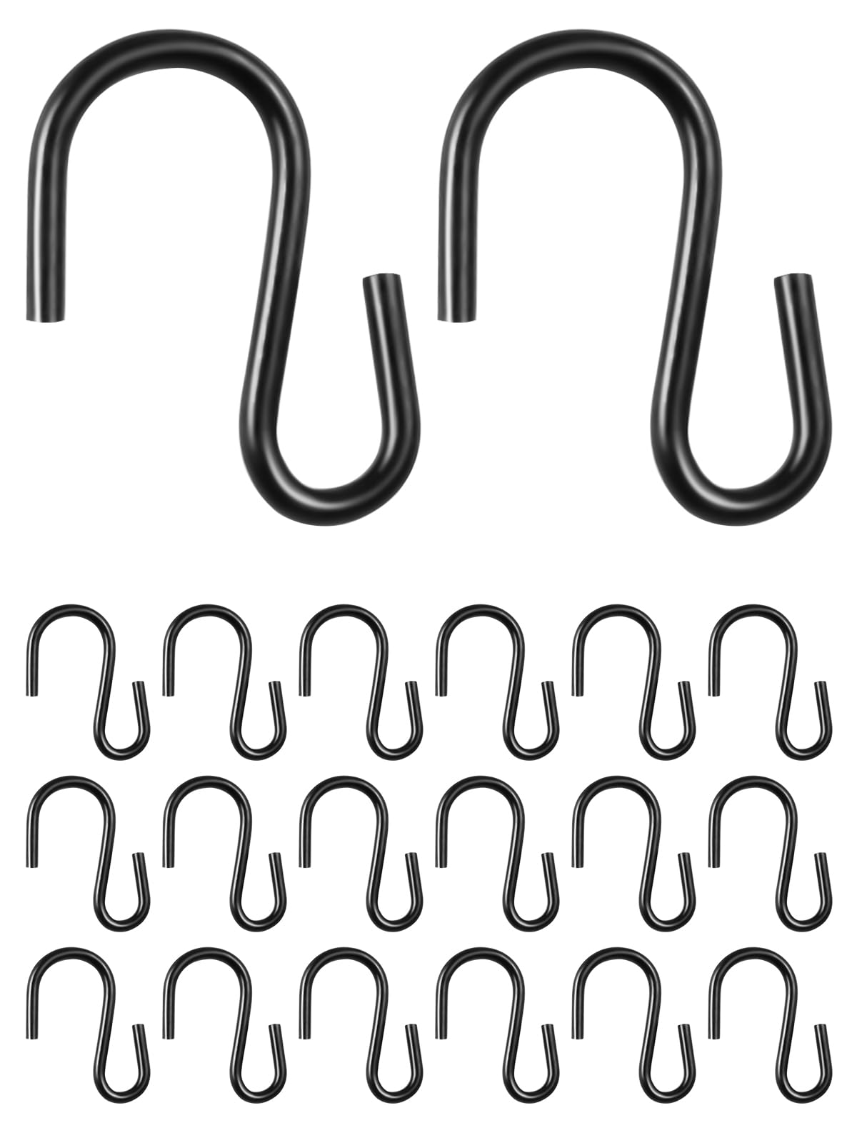 Sinofort 135Pcs Mini S Hooks for Hanging 27mm/1.06in Metal S Shaped Hanging Hooks Small S Hooks for Hanging Jewelry Basket Keys Crafts Fairy Lights Ornament Decoration