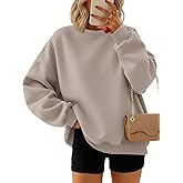 Trendy Queen Sweatshirts for Women Hoodies Oversized Crewneck Tops Sweaters Comfy Fall Winter Outfits Clothes 2026 Fashion