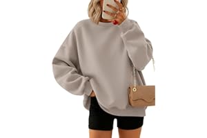 Trendy Queen Sweatshirts for Women Hoodies Oversized Crewneck Tops Sweaters Comfy Fall Winter Outfits Clothes 2025 Fashion