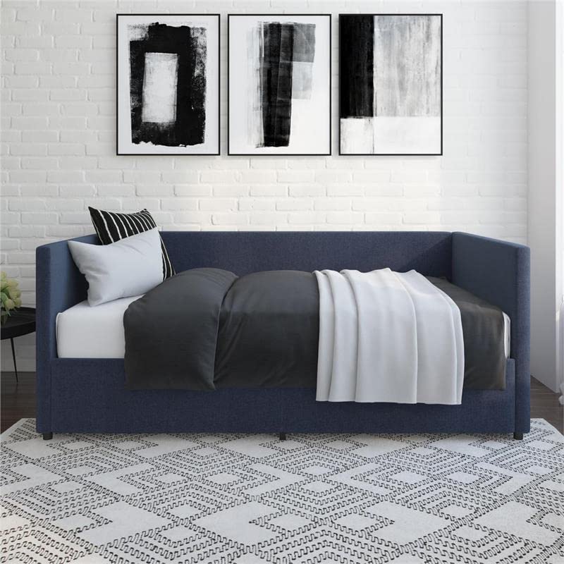 DHP Daybed with Storage Drawers, Twin, Blue Linen Pricepulse