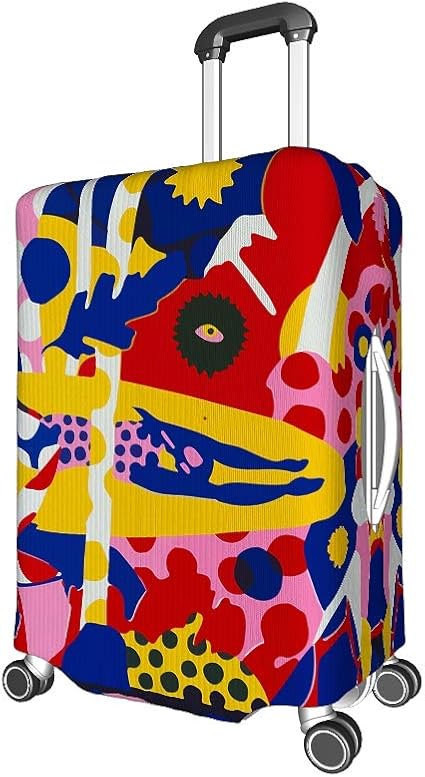 Amazon.com: Luggage Cover colorful Washable Luggage Sleeve Protector