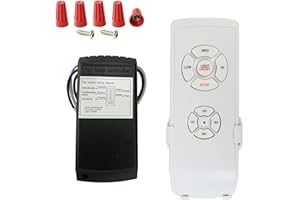 TAIGEGUANG Ceiling Fan Remote Control Kit,Universal Fan Speed,Light & Timing 3 in 1 Wireless Remote Control for Ceiling Fan Light, Fit for Honeywell Westinghouse Hunter and More