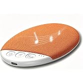 Nemumoon Under Pillow Speaker for Sleeping, Ultra-Thin Bluetooth Speaker Headphone-Free Sleep Speaker 30/60/90s Timer &amp; White Noise, Large Capacity, USB Rechargeable for Home &amp; Travel -Orange