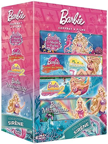 Barbie - Coffret 4 films : Collection Sirène - Pack