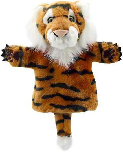 tiger hand puppet