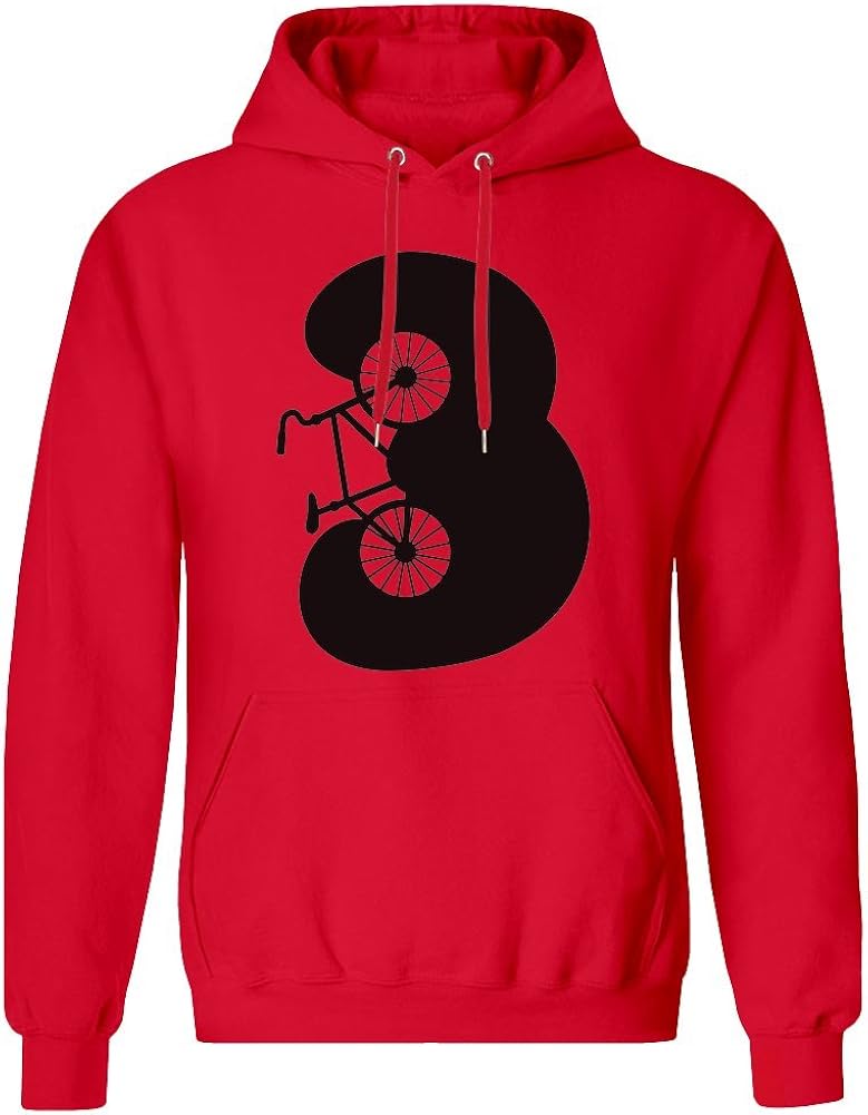 Bicycle Logo Hoodie Sweatshirt for Men 80 Cotton, 20 Polyester