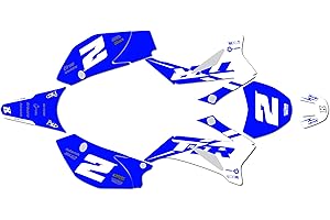 Kalair GFX Graphics Kit for Yamaha TT-R110 (2008-2023) Base Series Blue-Shift 16 Mil - Dirt bike Custom Racing Graphics Decal