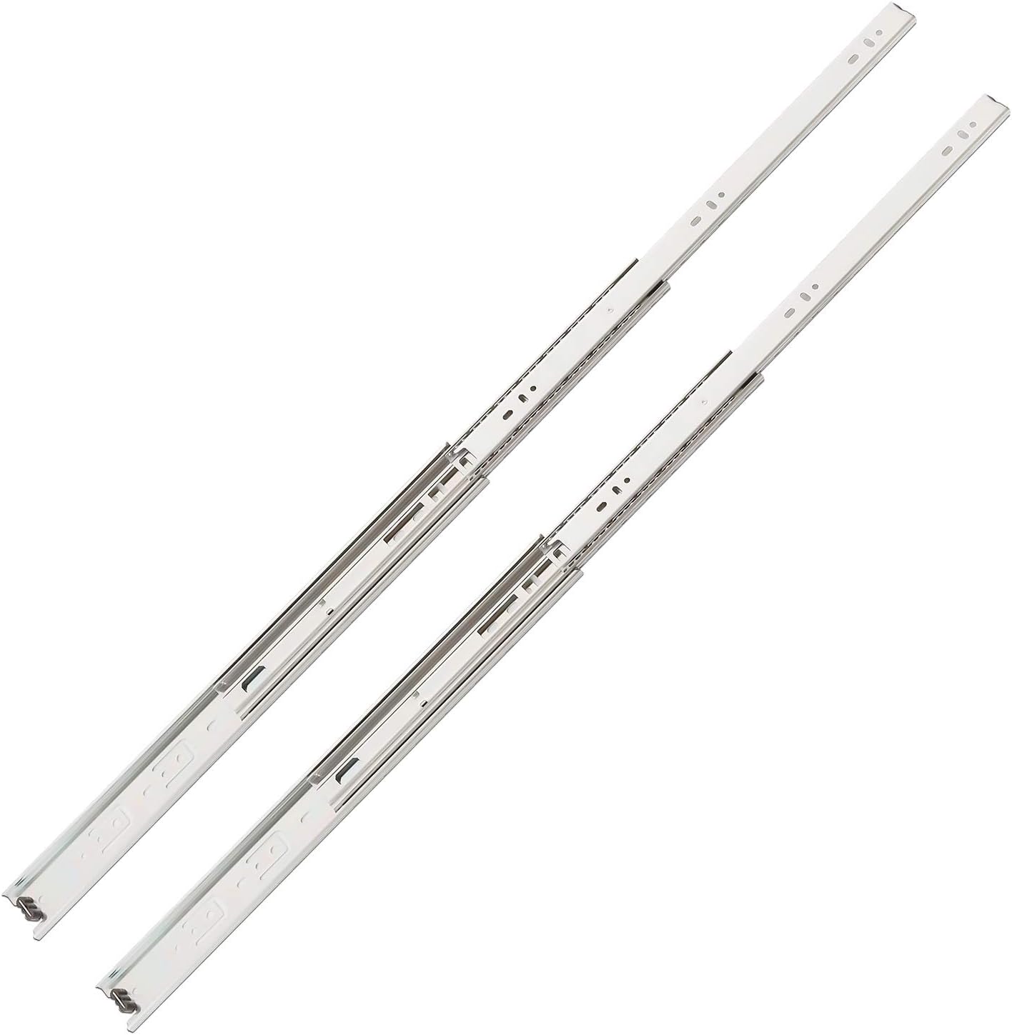 6 Pair of 18 Inch Hardware Full Extension Side Mount Ball Bearing Sliding Drawer Slides - - 