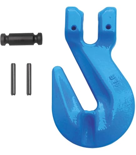 1/2 x 10' G70 Transport Chain with Clevis Grab Hooks