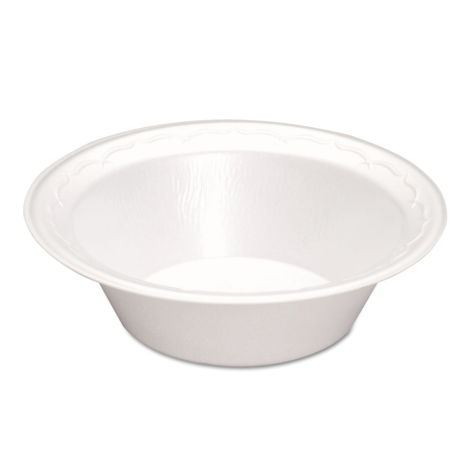GNPLAM21 Elite Laminated Foam Bowls, 12 Ounces, White