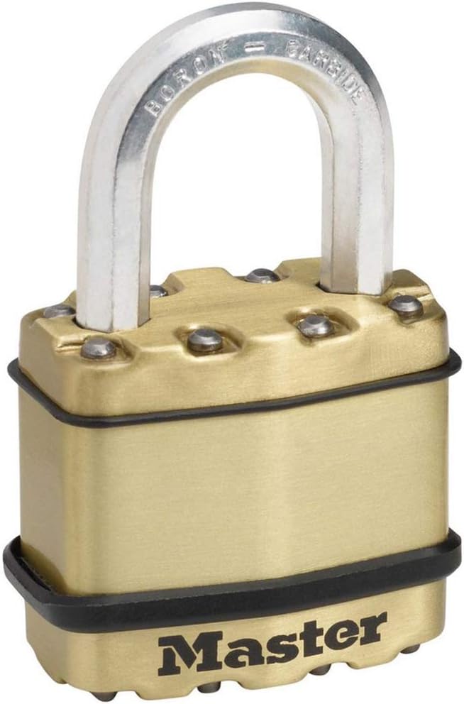 MASTER LOCK Candado Alta Seguridad [Llaves] [Acero Laminado y Acabado ...
