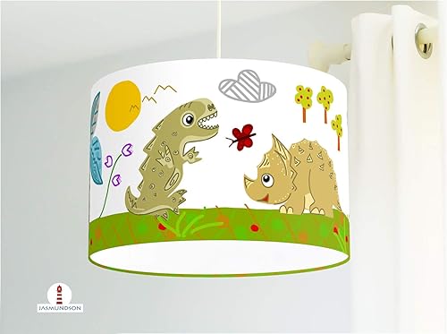 Lampe Dinosaurier Kinderzimmer Junge Aus Baumwollstoff Alle Farben Moglich Amazon De Handmade