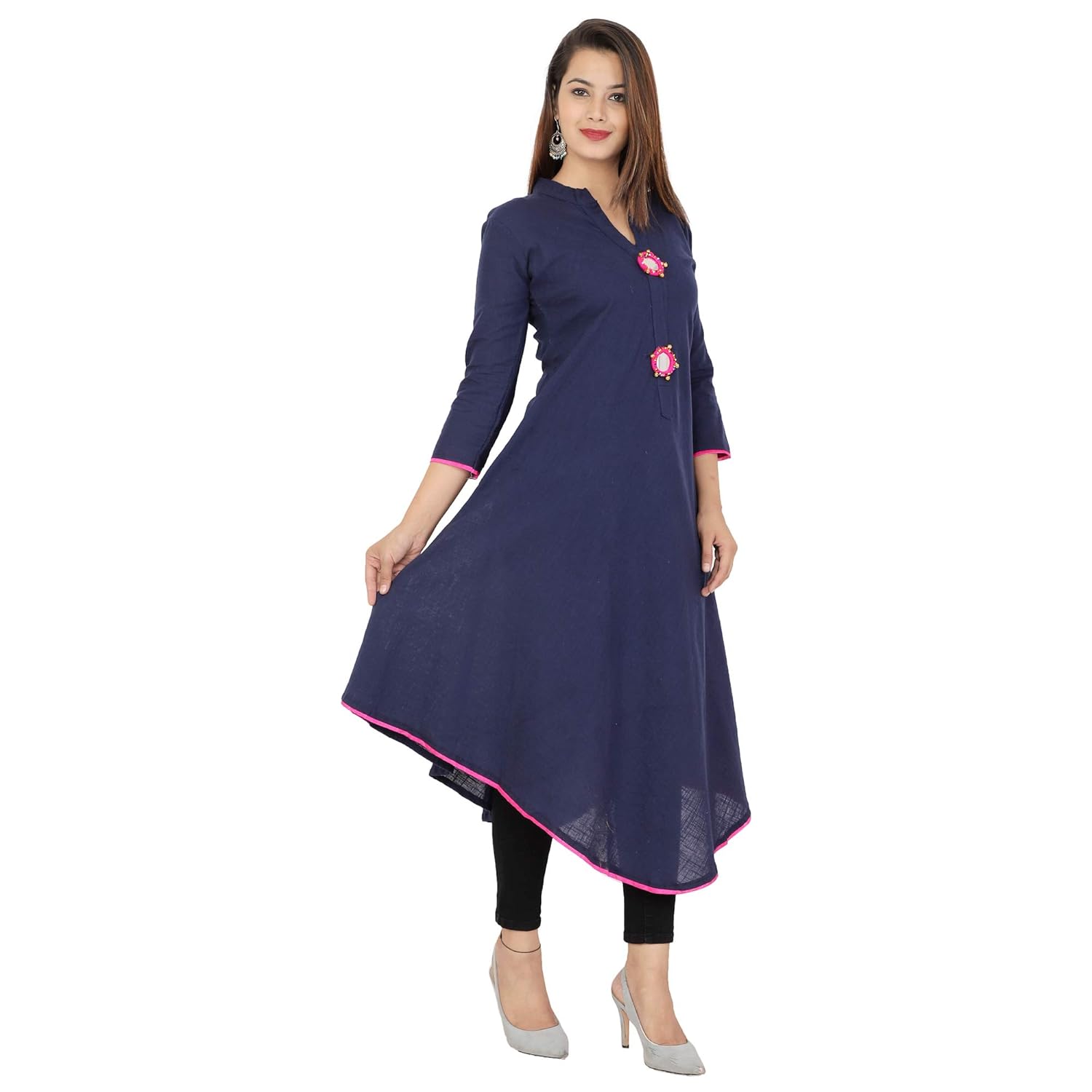 scion women's stylish partwear mirror anarkali kurti