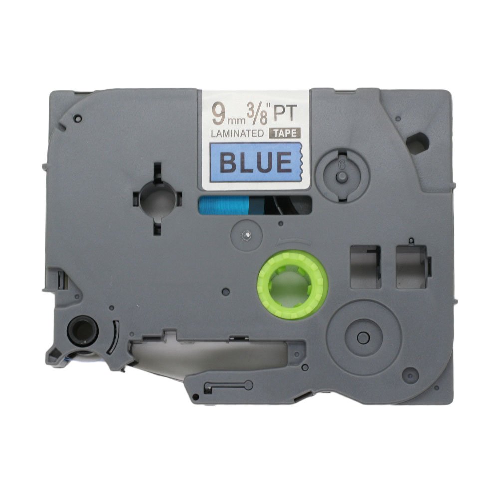 BROVACS 1 Pack Black on Blue Label Tape Compatible for Brother P-Touch TZ 521 TZe 521 9mm 3/8" OPA1152