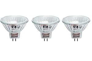 Anyray A1869Y (3-Lamps) 20W MR11 FTD Flood Light Bulbs 12V Lamp 20 Watt