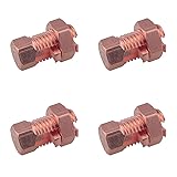 Ruiwaer 4PCS Split Bolt Connector Copper Grounding