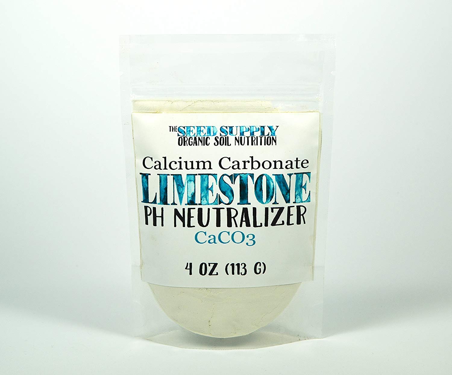 4 Ounces Calcium Carbonate Limestone Powder by The Seed