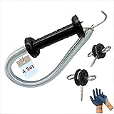 CYM-INSIST 4 Set Electric Fence Gate Kit,Electric