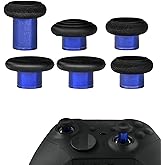 6in1 Metal Thumbsticks Replacement for Elite Series 2 Core Controllers, Replacement Magnetic Joysticks Thumbsticks Accessories for Xbox Elite Series 2 Controllers(Blue)