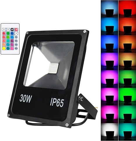 DOOK 30W Proyector led RGB en 16 Opciones, 4 Tipos de Modos, Foco ...