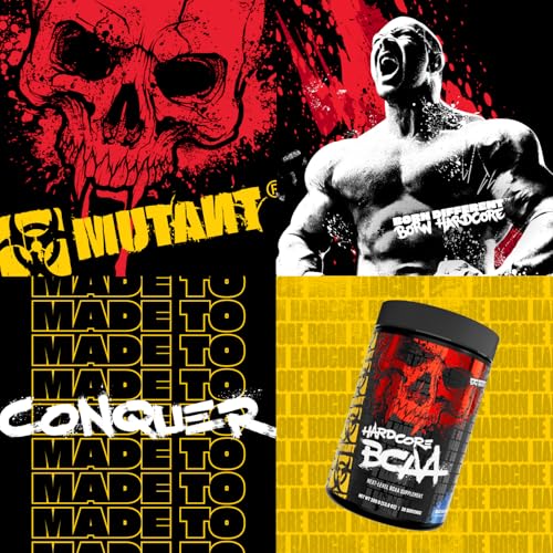 MUTANT GEAAR - Complete Essential Amino Acids | 10g EAAs + Arginine | Vegan | Electrolytes | No Synthetic Colors or Flavours | Muscle Recovery & Hydration | 420g | 30 Serves | Rocket Pop