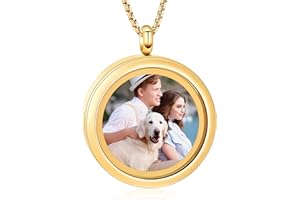 Oinsi Cremation Locket Necklace For Ashes Of Loved One Carry Photo Glass Memorial Urn Jewelry 316L Stainless Steel Keepsake Gifts
