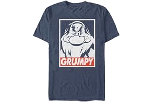 Disney Mens Snow White and Seven Dwarfs Grumpy Graphic T-Shirt