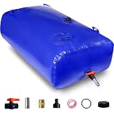240 L/63 gal Water Bladder Storage Containers,Foldable Portable Water Tank | 2000D PVC Large Capacity Soft Water Bag for RV,Emergency Drought Resistance,Fire Prevention,Agricultural Irrigation Camping