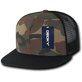DECKY Cotton Flat Bill Trucker Cap